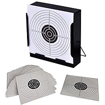 ASG Porta Bersaglio In Metallo Su Piano – Base Anti-Ribaltamento 14x14 Cm Con Foro Di Fissaggio – Per Tiro A Segno - 2