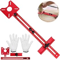 Eastuy Jig per il Taglio di Cerchi,Per Fresatura Regolabile Con