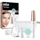 Braun Face 851V 3'&Uuml; 1 Arada Y&uuml;z Epilat&ouml;r&uuml; Temizleme Fır&ccedil;ası Sistemi, Masaj Pedi ve Ayna Dahil, &Ccedil;ok Renkli