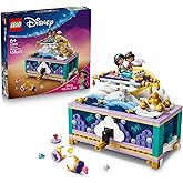 LEGO Disney Princess Yasemin&rsquo;in M&uuml;cevher Kutusu 43295 &ndash; 6 Yaş ve &Uuml;zeri Kız ve Erkek &Ccedil;ocuklar i&ccedil;in 2 Mini Oyuncak Bebek İ&ccedil;eren