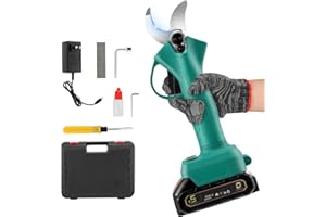 LUQIXCEY Professionelle Akku Astschere Elektrische Gartenschere kompatibel mit Makita 21V Akku, Max.30mm Schnittdurchmesser, SK5 Klingen, Bürstenloser Motor, Schnurlose Elektrische Baumschere für Gartenarbeit