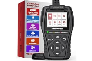 ‎THINKCAR Thinkcar OBD2 Diagnosegerät, OBD500 Diagnosegerät Auto Große Größe & Deutsch Unterstützen, Volle OBD2-Funktionen Mit Tastenkombinationen, kfz Auslesegerät für OBDII/EOBD Protokoll, Kabelgebunden
