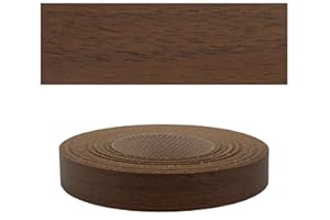 Mprofi MT® - Chant Melamine | 22mm X 5m | Bande de Chant Noyer | Epaisseur 0,50mm | Facile à Appliquer | Pour Étagères, Meubles & Panneaux | Chant Thermocollant Durable