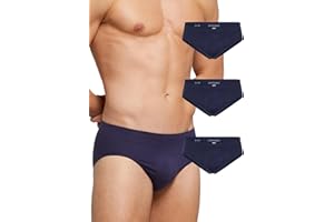 POMPEA 3 Paia Slip Uomo in Morbida Microfibra, Mutande Uomo Senza Cuciture Elasticizzate