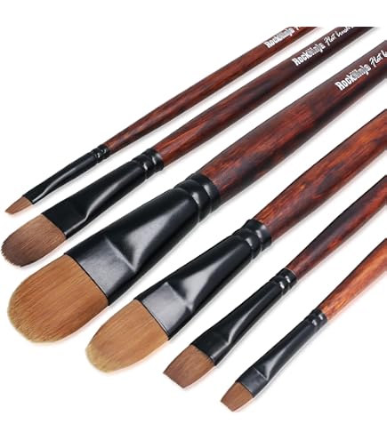 32-teiliges Aquarellpinsel-Set – Für Acryl, Öl, Aquarell, Mit Massivholzgriffen