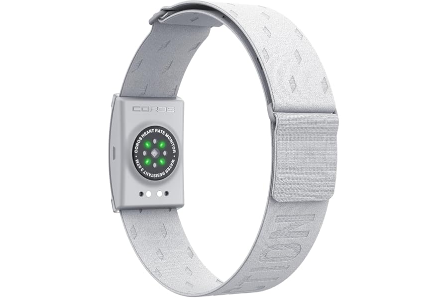 COROS Heart Rate Monitor, Comfort, Easy to wear, Auto-wear Detection, Precise Data, Bluetooth, 38 Hours Battery Life, Compatible with up to 3 Connections, for Run and Bike