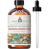 EVOKE OCCU Olio essenziale di sandalo 4 oz, olio puro di sandalo per la diffusione, la meditazione, la fabbricazione di cande