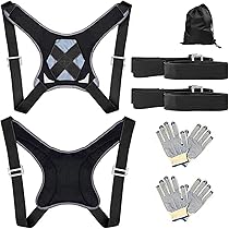 YELIKIT Draagriemen voor één persoon, verhuisriemen voor meubels en apparaten, sjorbanden voor zware belasting, sjorbanden tot 270 kg, ergonomische handgreep met instelbare lengte, goede hulp bij het