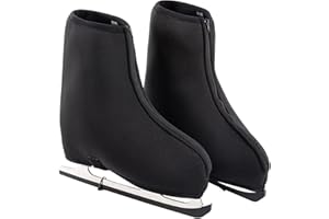 ALNKDH Thermal Skate Boot Covers- Insulated Neoprene Warm Skate Boot Covers for Ice Skating and Figure Skates,Skating Cover For Kids Youth Adults ﻿