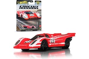 Hot Wheels Premium Car Culture Porsche 917K i skala 1:64 | Samlarbil från Circuit Legends med Real Riders-däck samt kaross oc