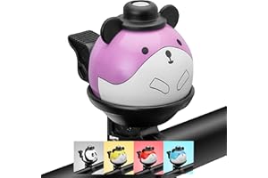 BYKING Bike Bell Kids, (4 COLOURS) Universal Bike/Scooter/Micro Scooters Plain Handlebar Bell, Kids Bike Accessories | Loud | Waterproof | For Boys & Girls | Bicycle Bell Kids