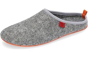 Andrés Machado - Hausschuhe für Damen Herren - Sommer Winter - DYNAMIC – Unisex Pantoffeln Slipper – Wolle und Filz – rutschfeste Gummisohle und herausnehmbares Fußbett - EU 37 bis EU 50