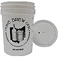 Brewmaster Brewcraft Homebrew Primary Fermenter with Plastic Lid, 6 Gal