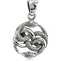 Kiss of Leather Fleur-de-Lis - Ciondolo in argento sterling 925, n. 184, Argento sterling, Nessuna pietra preziosa