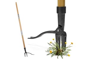 Stanew Weed Puller, Telescopie Long Handle Dandelions Root Remover, Stand-up Manual weeder Tool for Garden & Lawn Weeding