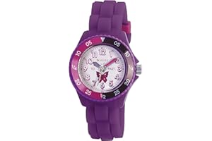 Tikkers Zegarek dziewczęcy Nauczyciel czasu kwarcowy z bransoletką kauczukową – TK0041