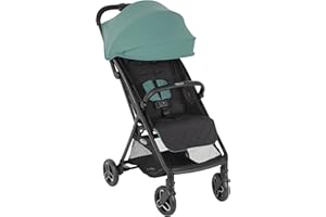 Graco Myavo Poussette de voyage légère avec pliage rapide, de la naissance à environ 4 ans (0-22 kg), se plie rapidement, tient debout une fois pliée, habillage pluie inclus, Mint