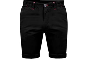 westAce New Mens Slim Fit Stretch Cotton Chino Shorts Summer Casual Smart