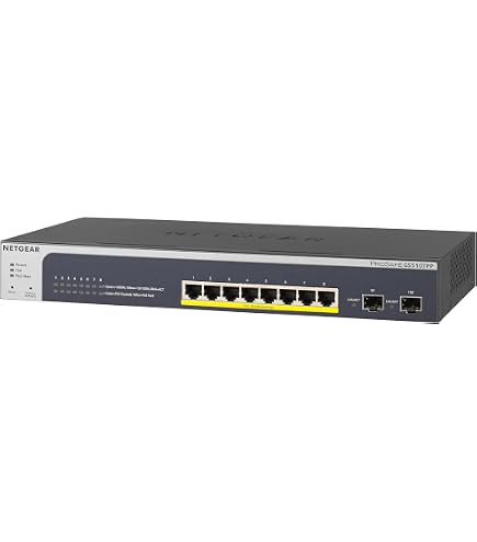 NETGEAR GS110TP 8-Port Gigabit PoE Smart Managed Pro Switch