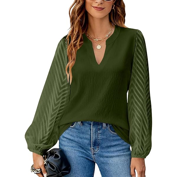 Chemisier Satin Femme Jasambac – Manches Longues, Chaîne Décorative, Élégant Et Festif