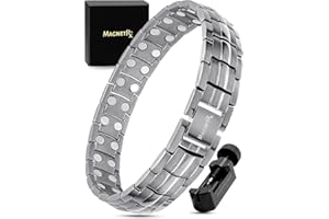 ‎MAGNETRX MagnetRX® Ultrastarkes Magnetarmband – Magnetbänder für Herren – Herrenarmband längenverstellbar mit Größenbestimmungswerkzeug (Rotguss)