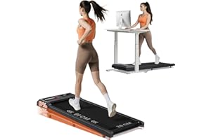 ZENRUN Walking Pad mit 8% Steigung, 6 in 1 Laufband für Zuhause, Under Desk Schreibtisch Laufpad Treadmill für Zuhause & Büro, App, Fernbedienung, LED Anzeige, Sprachsteuerung, Laufbänder bis 136KG
