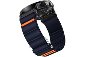 Suitisbest Sportowa bransoletka kompatybilna z bransoletką Garmin 26 mm, Quick Fit, stretchy, nylonowa, sportowa opaska z haczykiem S do zegarka Garmin Fenix 7X / Fenix 7X Pro / Fenix 6X Pro Tactix