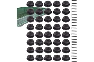 LXGKREL Lot de 40 crochets de fixation pour bâche de remorque, robuste, avec vis, boutons ronds, remorque