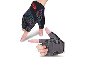 BOILDEG OILDEG Cycling Gloves Full Finger Mountain Bike Gloves with Anti-Slip Shock-Absorbing Pad Breathable,Touchscreen MTB Road Biking Gloves for Men/Women