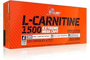 T-NUTRITION L-CARNITINE 1500 mg 120 capsules | Complément alimentaire de perte de poids | Transformez les graisses en énergie | Pilules minceur