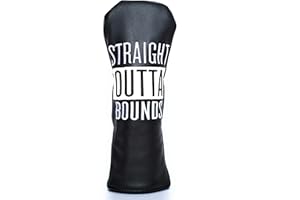 Caddy Club Golf LTD Straight Outta Bounds Golf Headcover - Fairway, Black