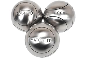 Obut - Match it INOX 74mm strie1 - Boules de pétanque