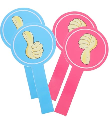 Pale Per Voto In Classe - 10 Pezzi Colorate Con Pollice Su, Per Schede Di Valutazione - Foto 11