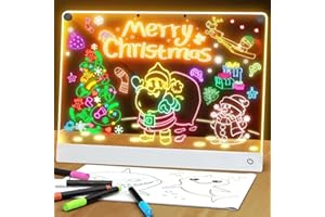 Awlve Wondiko Tablette Lumineuse Dessin wondiko –Stimuler l'imagination et créative des Enfants, développement de la motricité Fine, Laissez des Enfants découvrir la Joie de Dessiner (300 * 200mm)