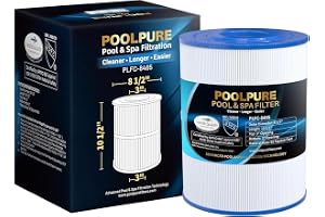 POOLPURE Byte av badtunnsfilter ersättning för Unicel C-8465, Pleatco PWK65, Filbur fc-2390 Hot Springs Filter Spa-filter (fa