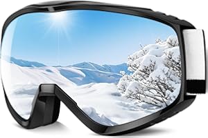 Findway Ski Goggles For Women Men Youth Teen, Snowboarding Goggles Over Glasses Compatible Helmet, Anti-fog UV Protection, Anti-glare Skiing Goggles, For Skiing Snowboarding