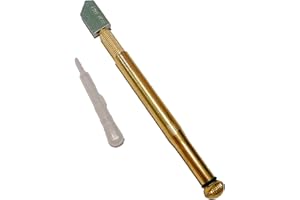 HERRAN Tagliavetro Professionale, Coltello per Vetro per Vetro, Specchio e Piastrelle di Ceramica Lunga165MM