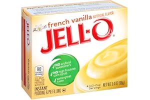 Jell-O Instant Pudding Et Pie Filling, Vanilla Française, 3.4Ounce Boxes (Paquet De 6)