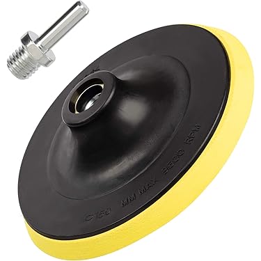 Stadea 4 Inch Rubber Backing Pad Rigid Backer Pad With Backing 5 - View #5