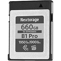 Nextorage 660GB B1PRO – The “World's Fastest” CFexpress Type