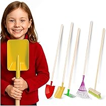 Ravendo Kinderschubkarre BJ350 – 50 Kg Tragkraft, Vollgummirad, 35 Liter Kunststoffmulde (rot)