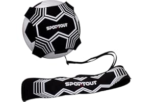 ‎SPORTOUT Sportout Fußball/Volleyball/Rugby Kick Throw Trainer Solo Fussball Trainingszubehör Kinder Fußball Training Verstellbar Fussball Geschenk Jungen