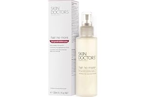 Skin Doctors Hair No More Inhibitor Spray, painless hair removal, after shaving, waxing, epilating, slows hair growth and nourishes the skin. For use on legs, bikini line, underarm and face - 120ml