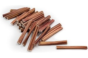 Woofley's Best Bully Sticks, Pizzle Sticks for Dogs 12 cm, 50 Pcs, Natural Dog Chews Long Lasting