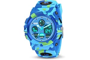 TOYZE EUCOCO Dziecięcy zegarek sportowy, Wielofunkcyjny cyfrowy zegarek - najlepsze prezenty dla dzieci..