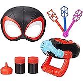 Marvel Spidey and His Amazing Friends Su Ağları Miles "Spin" Morales Maskeli Elektronik Baloncuk Atıcı Rol Yapma Seti, 3 Yaş 
