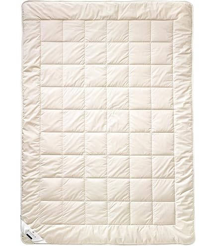 Billerbeck Organic Cosidream Schurwolldecke – Naturdecke 135x200, Superleicht & GOTS-zertifiziert