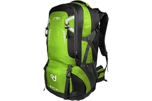 OcioDual Zaino Trekking 60 Litri, Zaino Montagna Leggero Impermeabile Pieghevole, Zaini Campeggio, Escursionismo, Attraversamenti, Backcountry, Walking, Sport