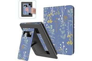 Ayotu New 2022 (11. generacji) Czytnik ebooków składany futerał, wsparcie adsorpcji tylnej okładki, pokrowiec na stojak bez użycia rąk z paskiem na nadgarstek