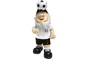 FOCO Forever Collectibles UK Fulham FC Gartenzwerg, für drinnen und draußen, Fußballkopf